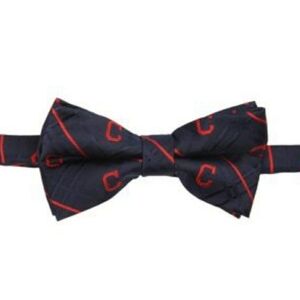 Cleveland Guardians Indians MLB Oxford Bow Tie Adjustable